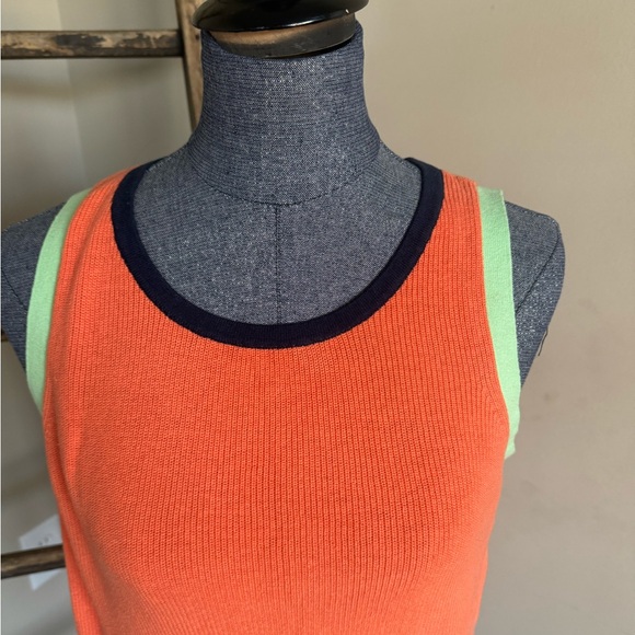 LOFT Women's Colorblocked Sweater Tank  100% Cotton - Picture 3 of 11